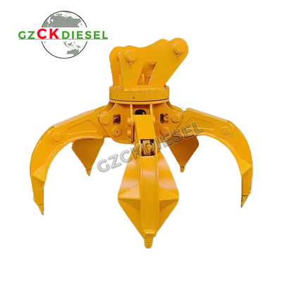 حفاری Lotus Grab Excavator Attachment قطعات معدنی حفاری